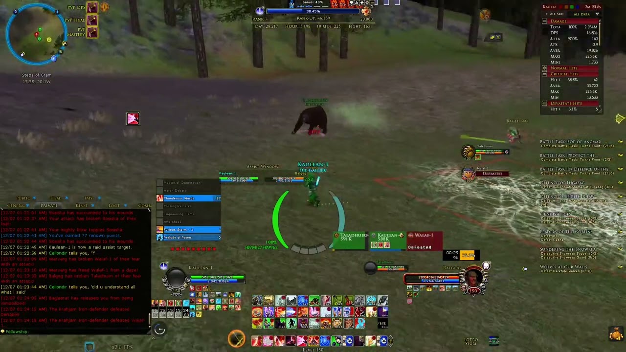 [LOTRO] PvP 3 freeps vs 5 creeps