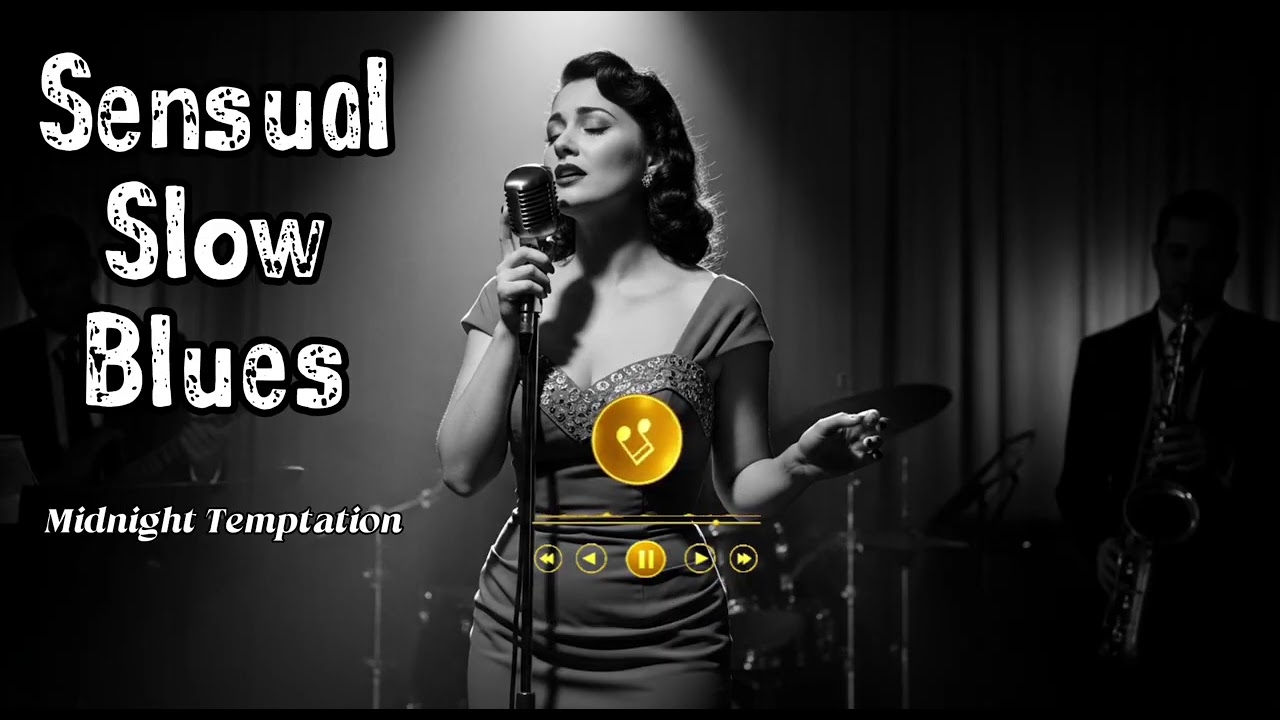 Midnight Temptation | Sensual Slow Blues Jazz Ballad | Smoky Lounge Female Vocals