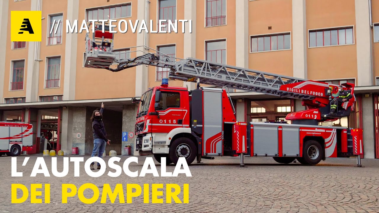 I segreti dell'AUTOSCALA dei POMPIERI | Come funziona la più avanzata (e alta) d'Italia