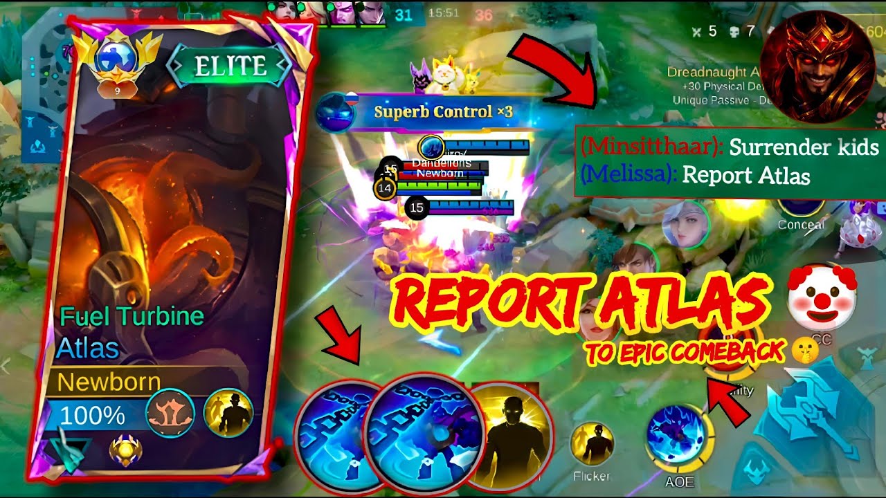 “They Said REPORT ATLAS 🤡… Then This Happened 😱 | MLBB”