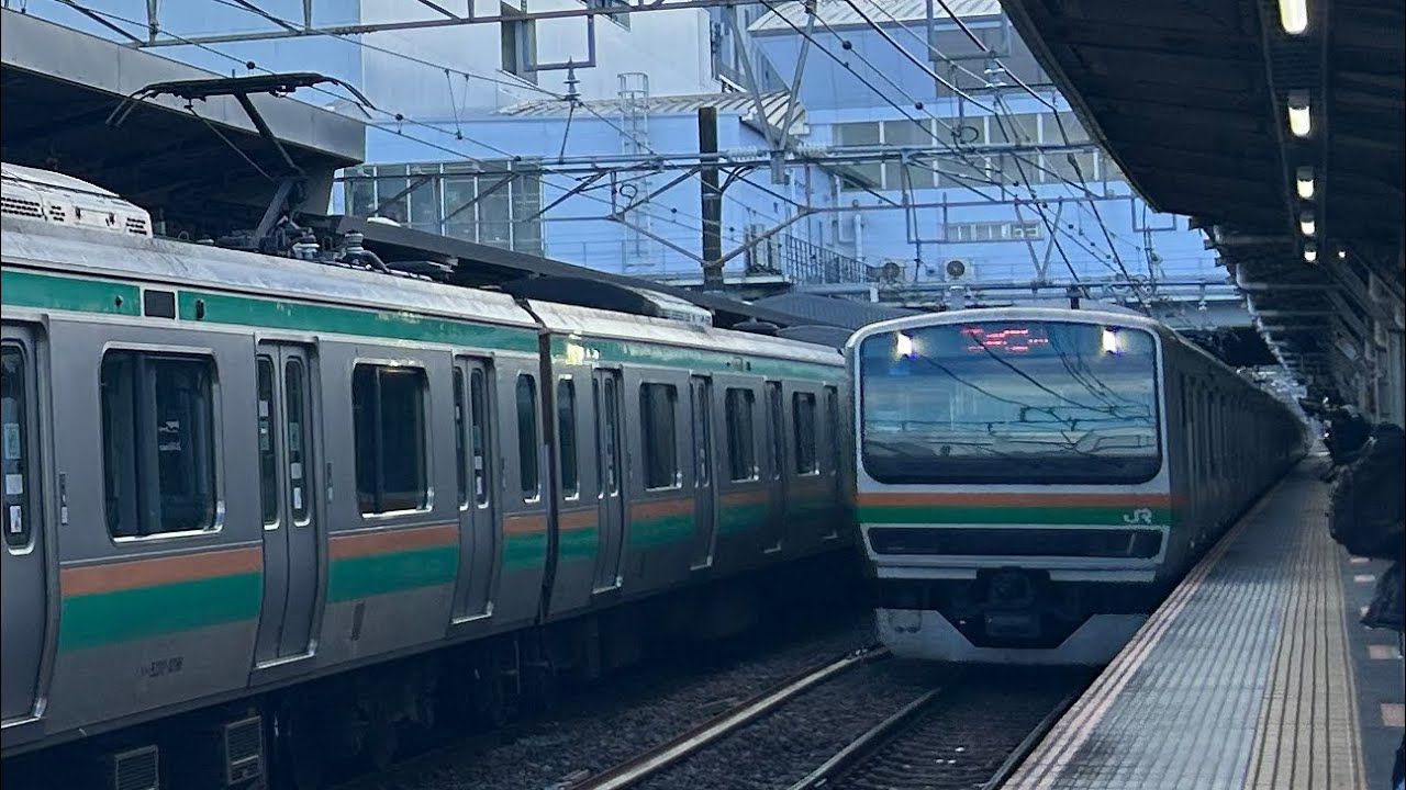 JR湘南新宿ライン[前面展望](小田原〜熊谷)東海道本線・高崎線直通ルート