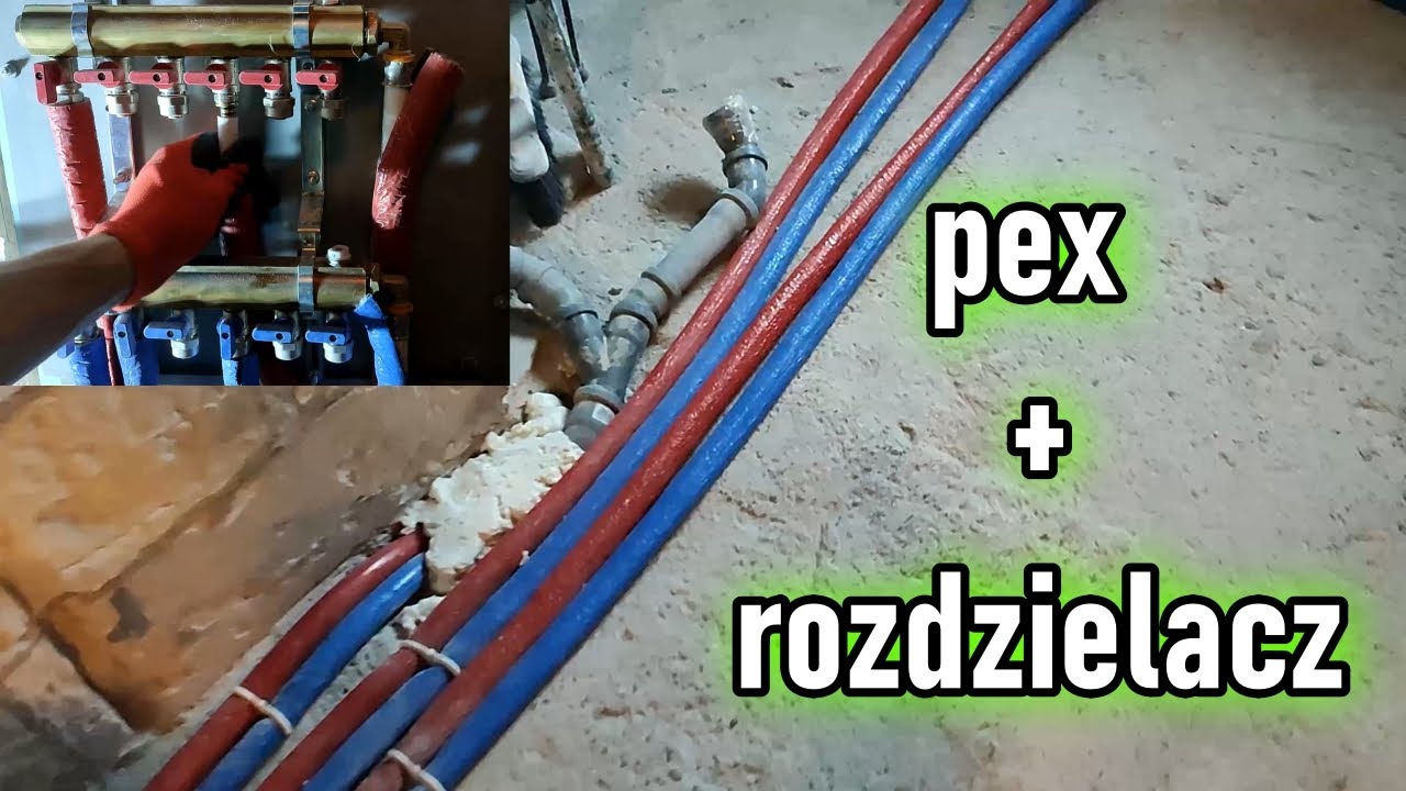 Jak zrobić instalacje wody na rurach pex i rozdzielaczu