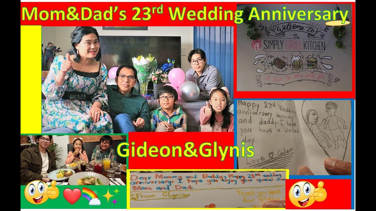 #Happy23rdWeddingAnniversaryMom&DadPartOne  #1Corinthians13:4 #SimplyGrillKitchen #RejoiceInTheLord