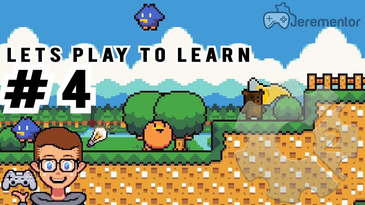 LETS PLAY TO LEARN #4: PIXEL BEAR ADVENTURE | Jerementor