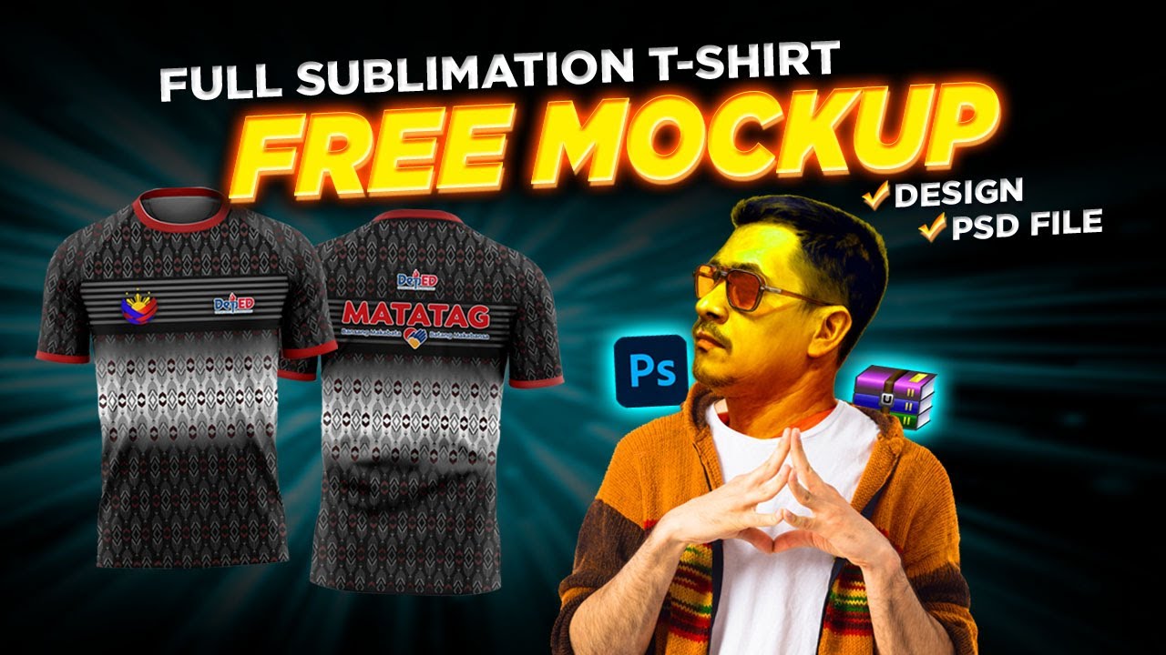 100% LEGIT FREE TSHIRT JERSEY MOCKUP DESIGN (FREE TSHIRT MOCKUP PSD)
