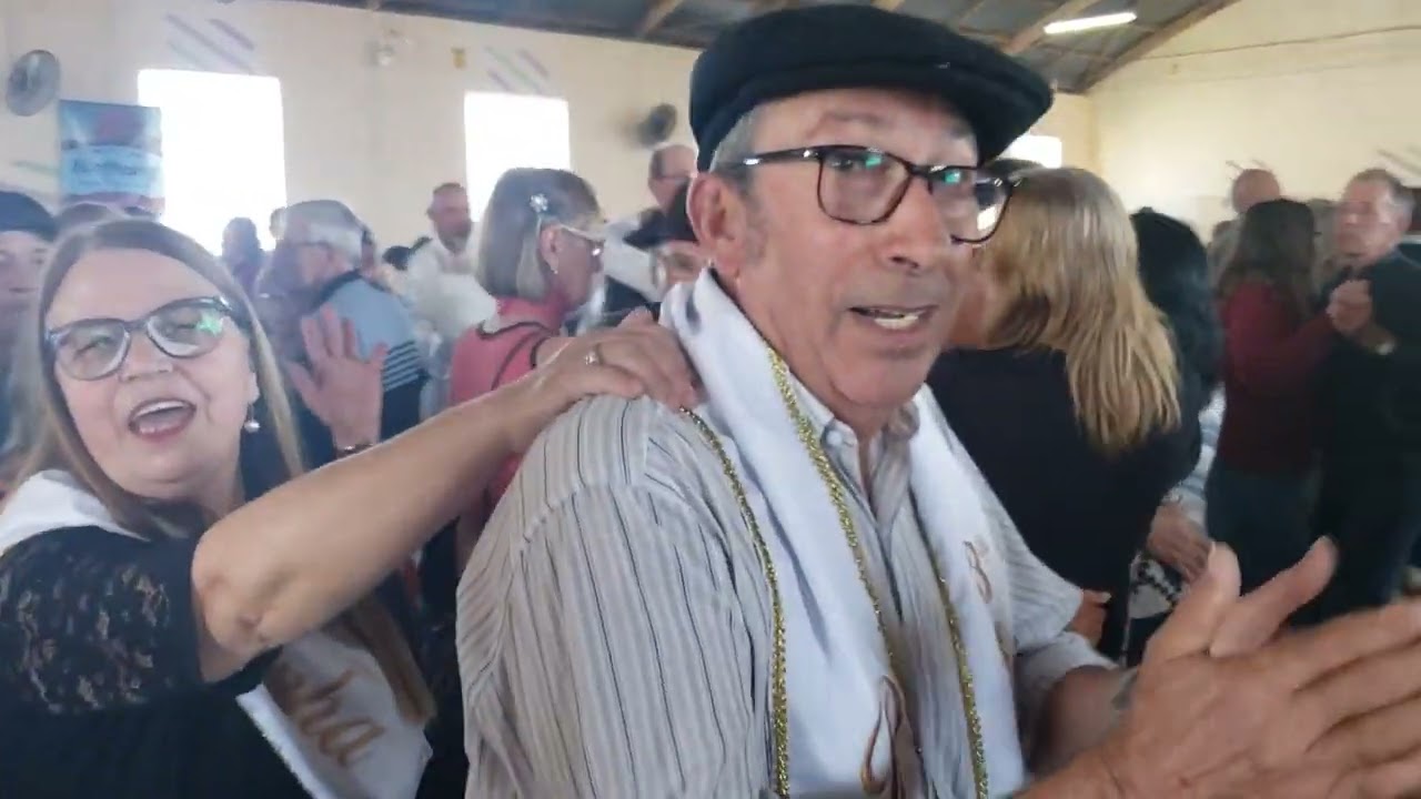 Baile da terceira idade do grupo Hoffnung do rincâo do Pinhal de Agudo RS