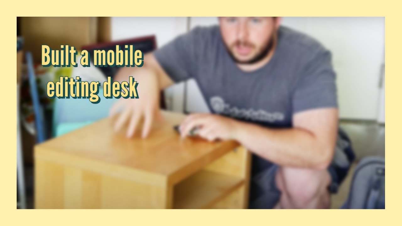 Building a mobile editing desktop rig