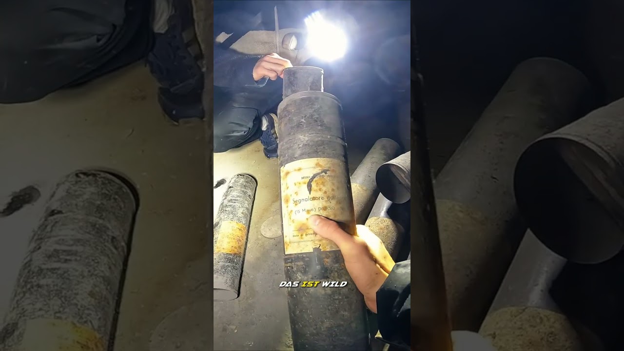 Zweiter Weltkrieg Munition gefunden! Unglaublich scharfe Funde! #rooflesstvclips