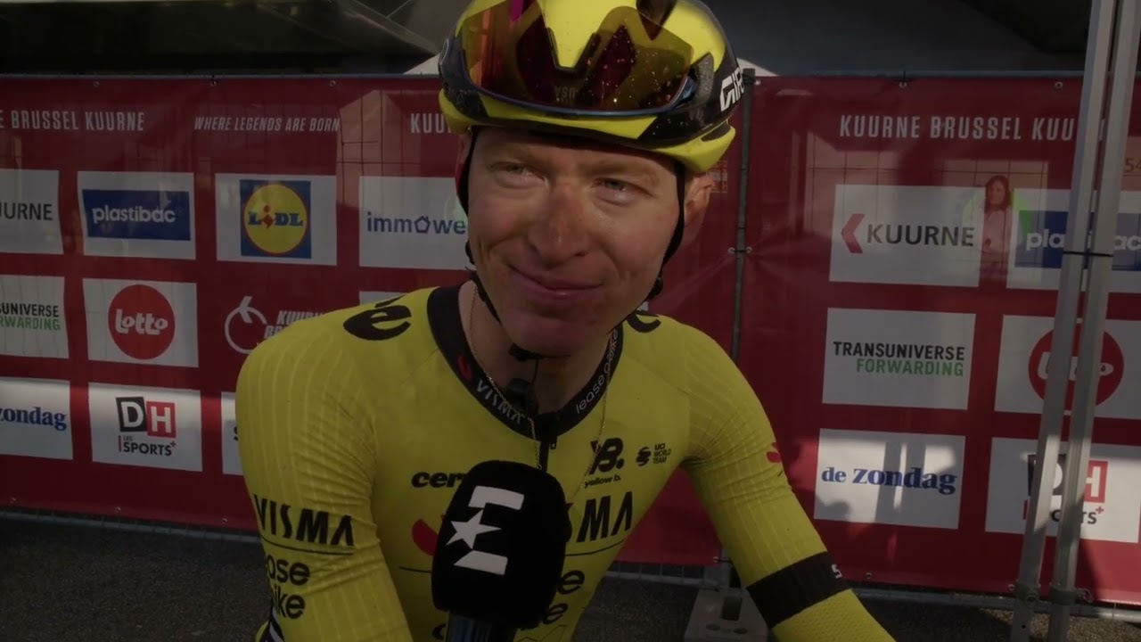 Matteo Jorgenson - Interview at the finish - Kuurne - Brussel - Kuurne 2025