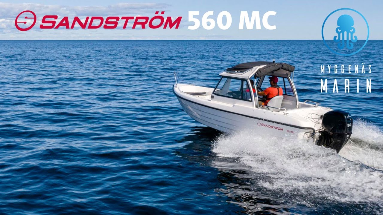 Sandström 560 MC - Svensktillverkad kabinbåt! 😎