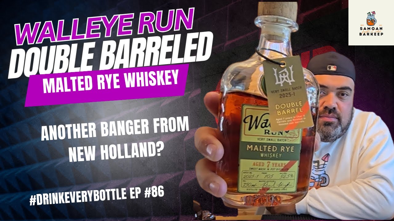 #DrinkEveryBottle Ep. 86 | Walleye Run Malted Rye Whiskey Review &ndash; Double Barreled