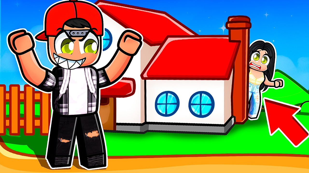 HIDE FROM THE GIANT in Roblox… He Almost Found Us 😱