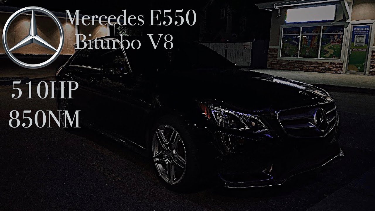 Tuned 510hp Stage 1 Mercedes E550 Biturbo 4matic (W212)