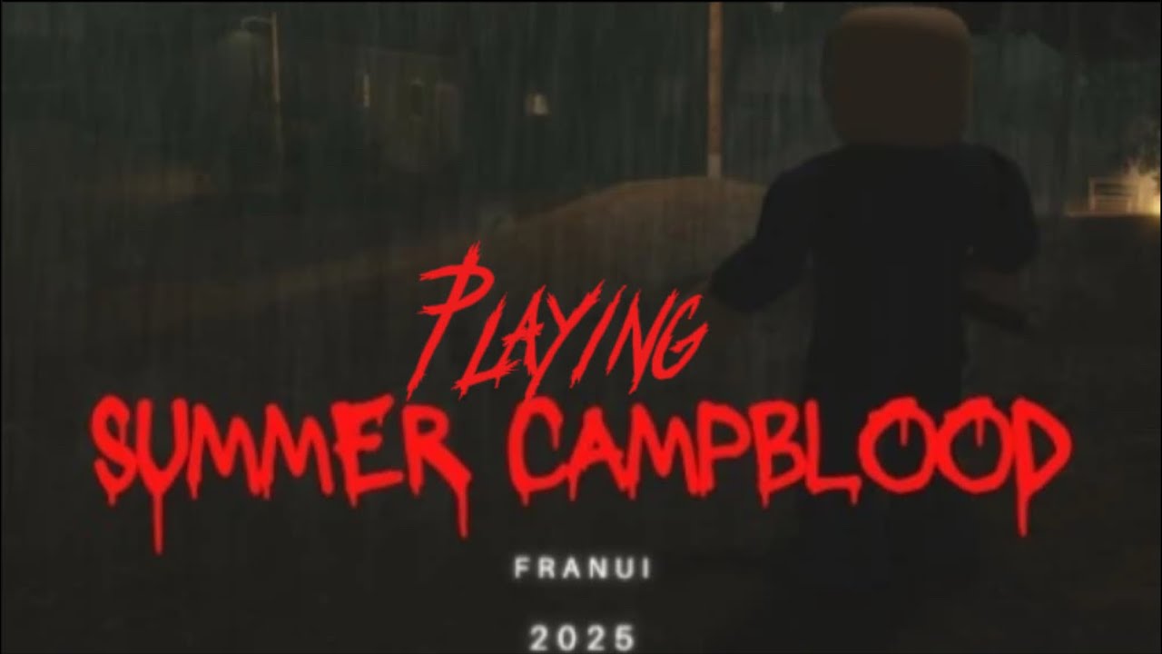Playing a new game called summer camp blood 
