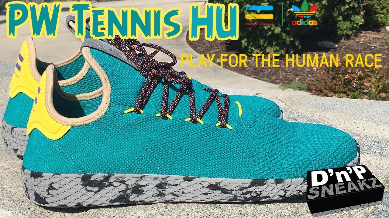 Pharrell x Adidas Tennis HU "Teal"