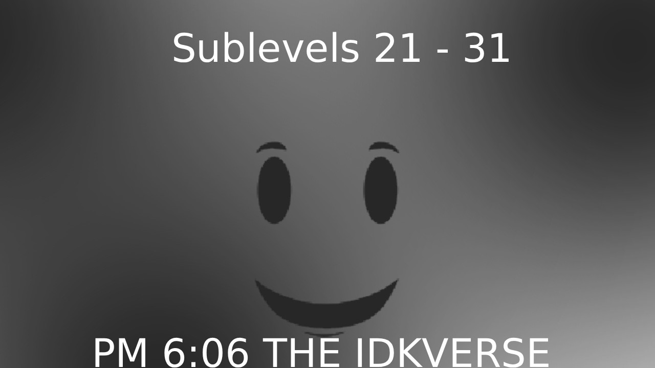 PM 6:06 The IDKverse Sublevels 21 - 31 + Revamped level select || Made by me (initially)