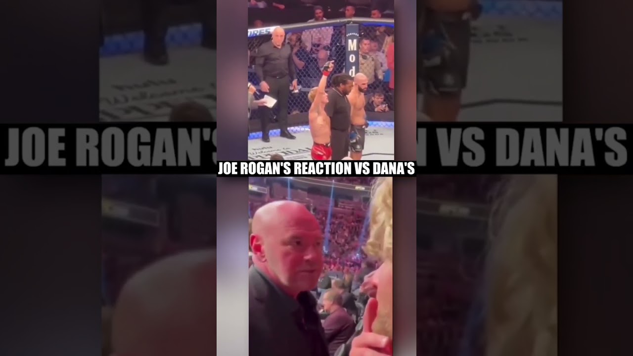 Joe Rogan's vs Dana White's reaction to Paddy Pimblett's controversial win at UFC 282! 👀