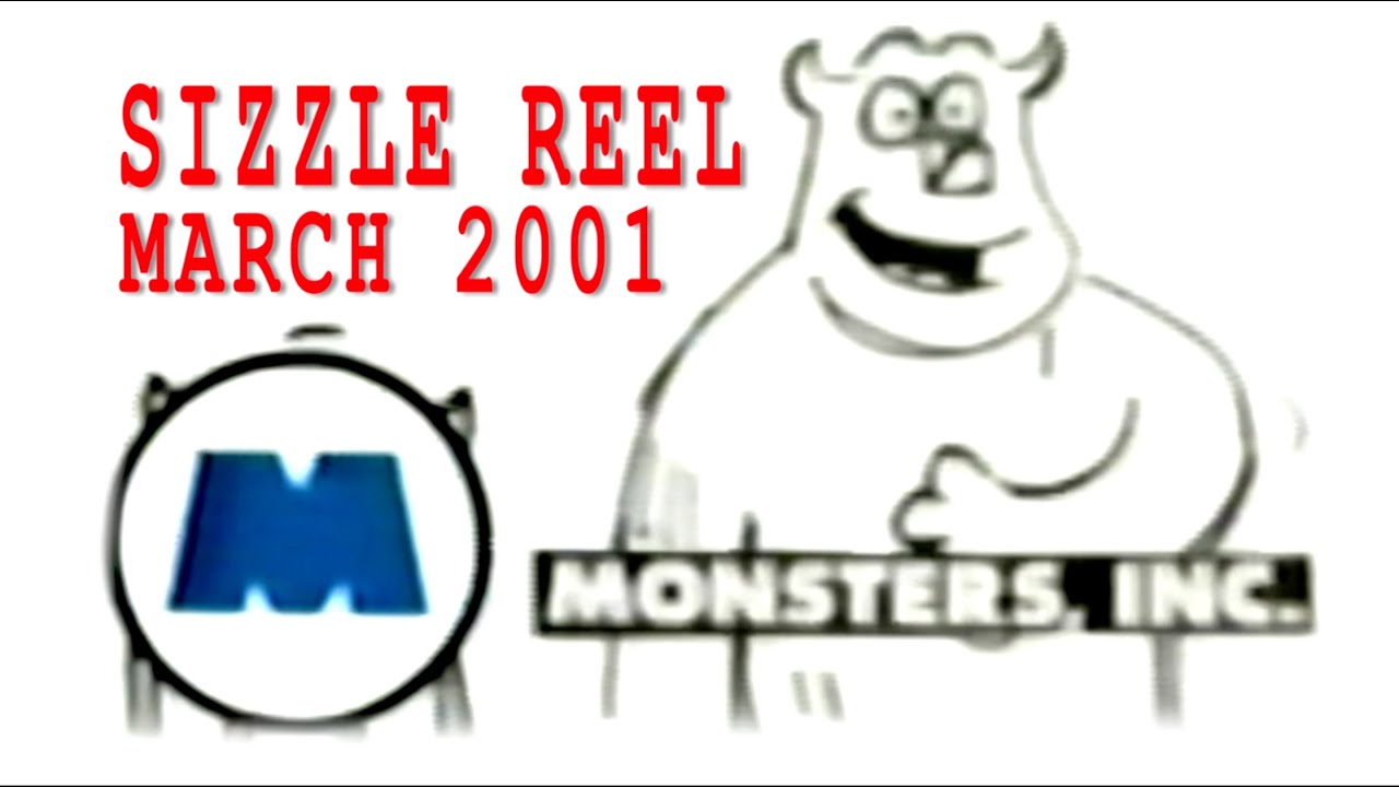 RARE VHS Monsters Inc Early Sizzle Reel Trailer