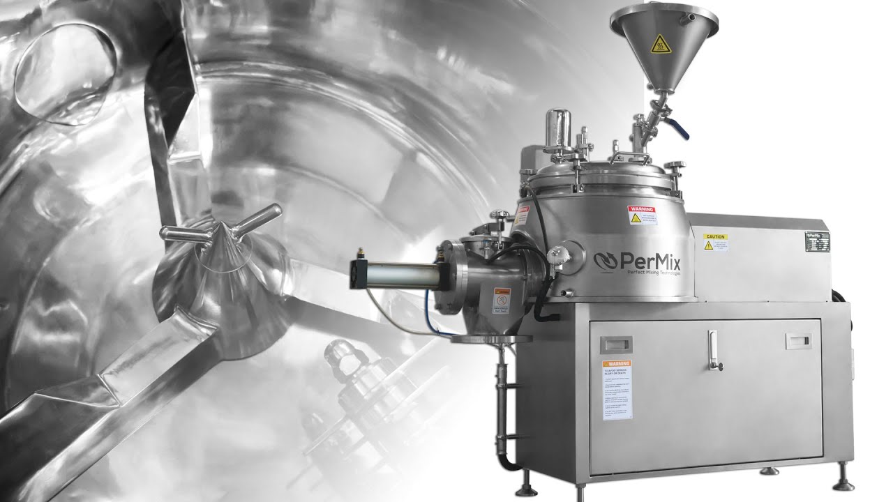 Industrial Mixers and Mixing Equipment - PerMix Powder mixer, PDI 100 High Speed Mixer-Granulator
