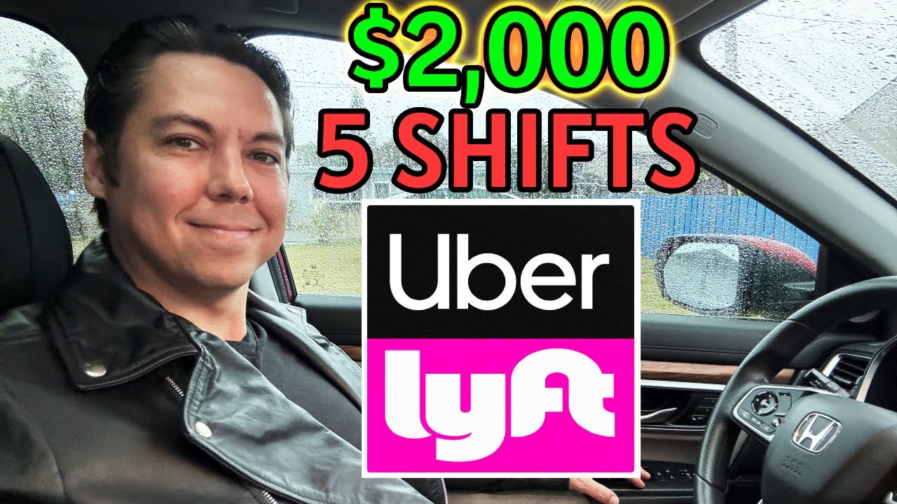 I Made $2,000 In 5 Shifts Driving Uber & Lyft in Hawaii 2025!