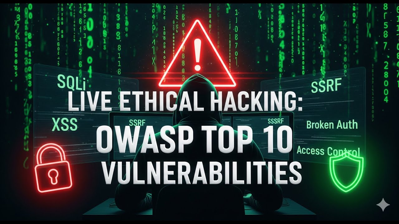 Live: The OWASP Top 10 - Web Vulnerabilities Explained