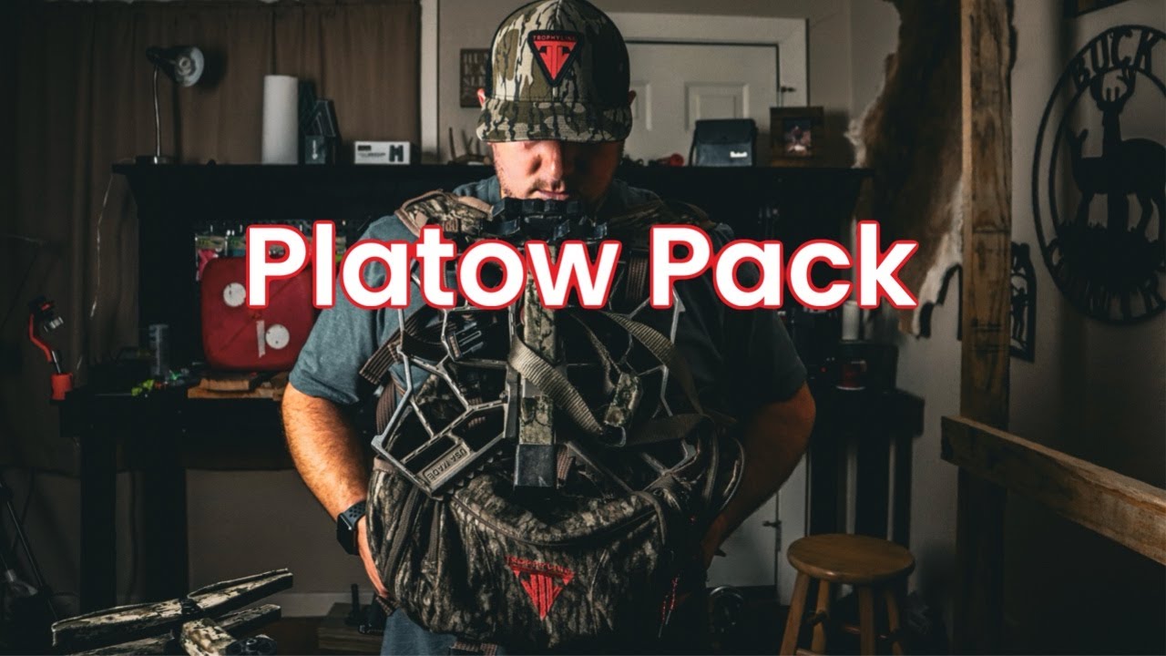 Trophyline Saddle Hunting Pack: THE PLATOW PACK: My FAVORITE SADDLE HUNTING PACK TO USE!!