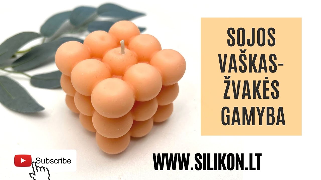 Žvakės  gamyba - Sojos vaškas/ Candle Making