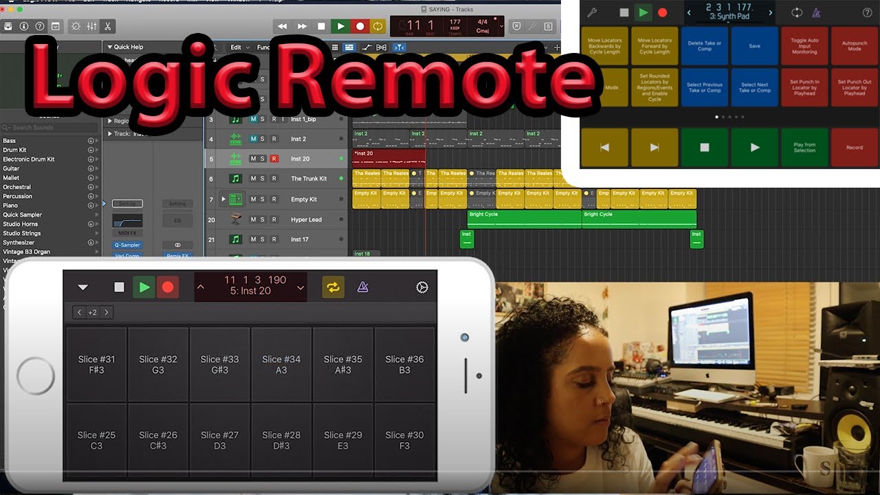 HOW TO SET UP LOGIC REMOTE CONTROL APP on iPHONE // TESTING OUT LOGIC PRO X REMOTE CONTROL APP