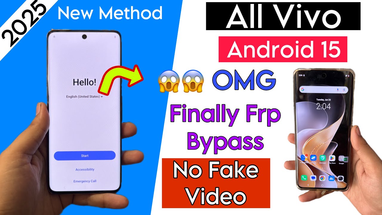 All Android 15 Vivo 5g Frp New Security Update Google Account Bypass | vivo v40e frp bypass 2025