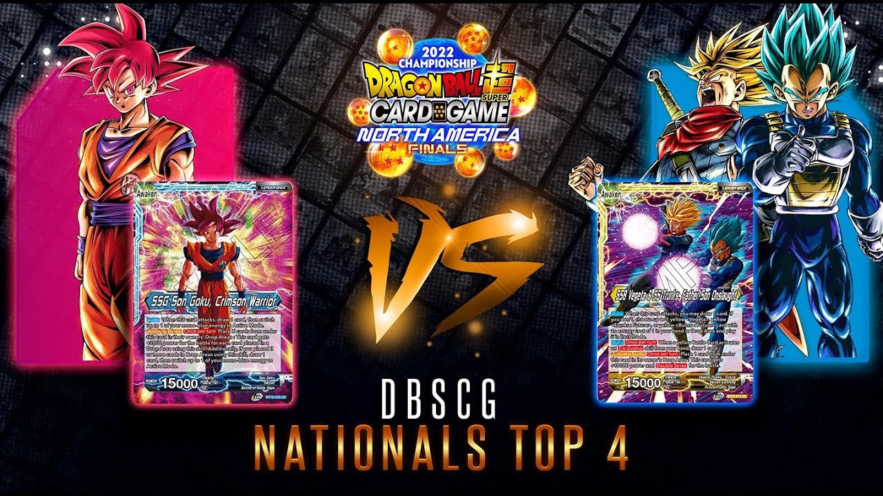 2022 DBS Nationals Top 4 - Crimson Goku (Markus Kantarci) vs. Trunksgeta (Muqsit Khan)