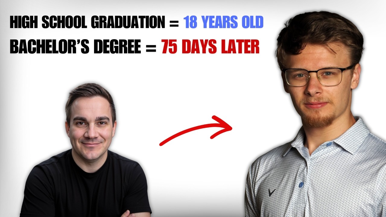 18-летний юноша получил степень бакалавра через 75 дней после окончания средней школы!
