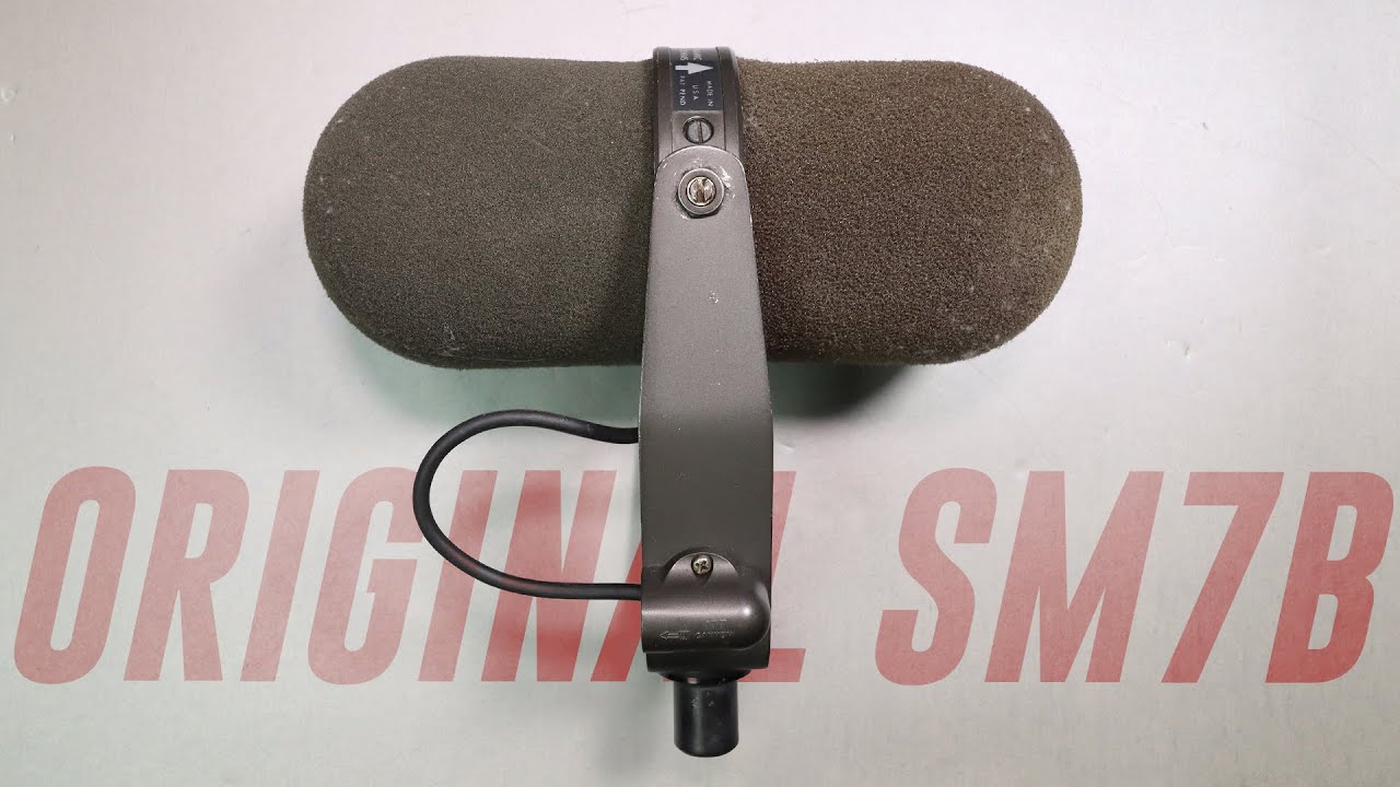 Обзор/тест Shure SM5b (в сравнении с SM7, SM7b, RE20) — оригинальный SM7b