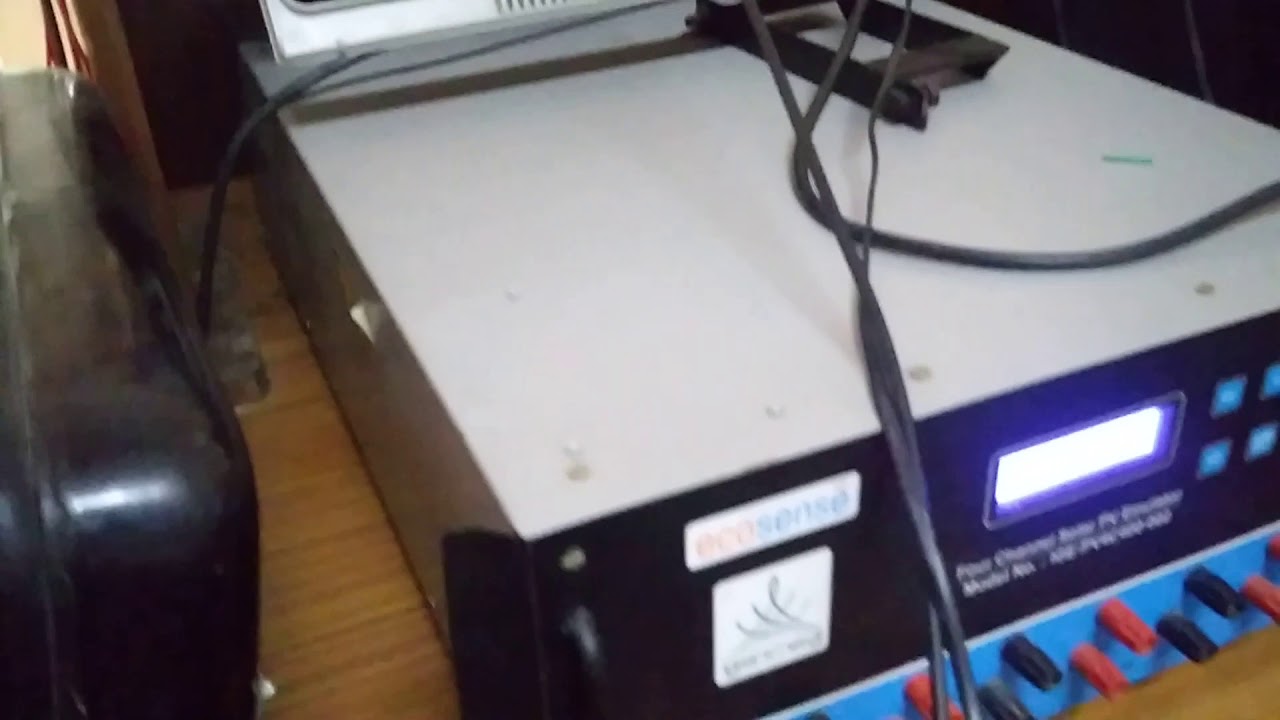 Pv Emulator - MPPT tracking