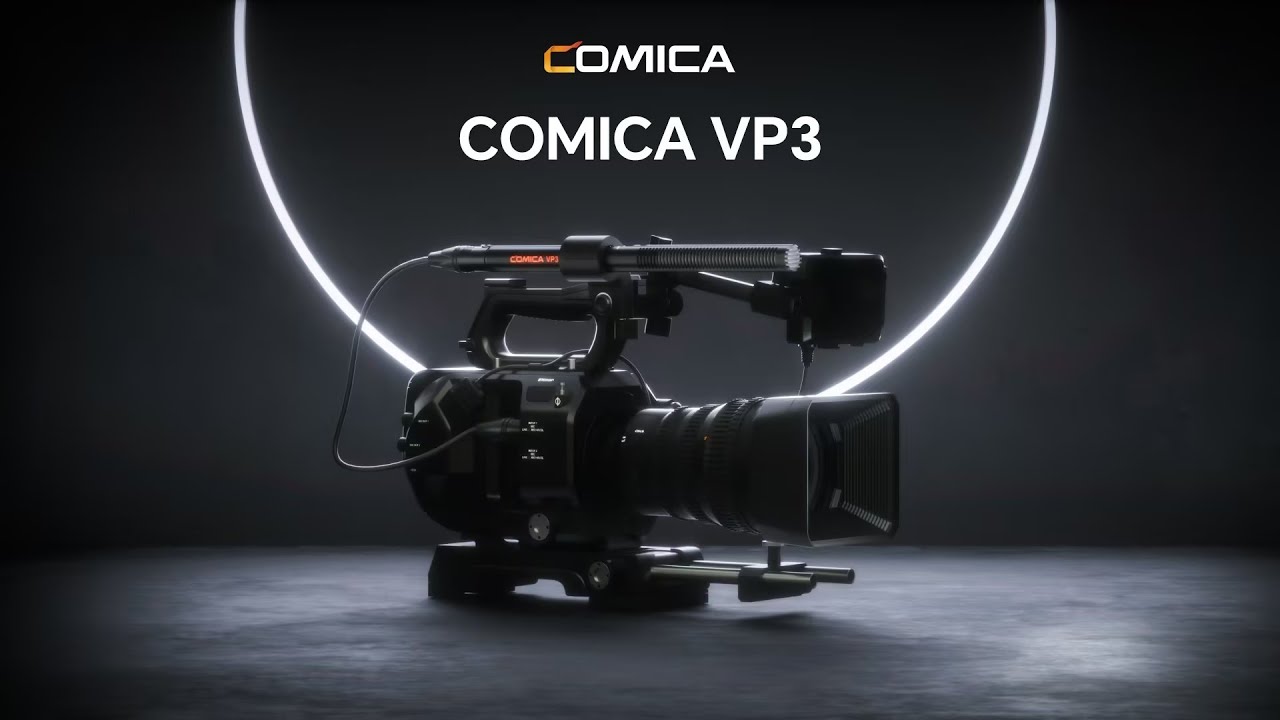 【Introducing】Comica VP3: Super Cardioid Condenser XLR Shotgun Microphone #comica #audio #cinematic
