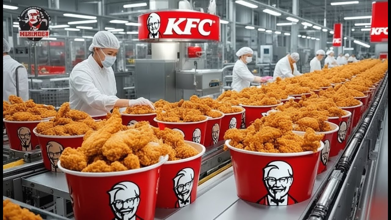 Inside the KFC Factory: From Fresh Chicken to Crispy Perfection (Full Process)