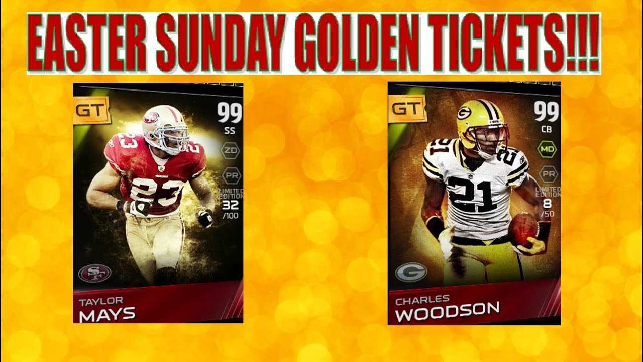 MUT 15- EASTER SUNDAY GOLDEN TICKET PACK OPENING!!!!