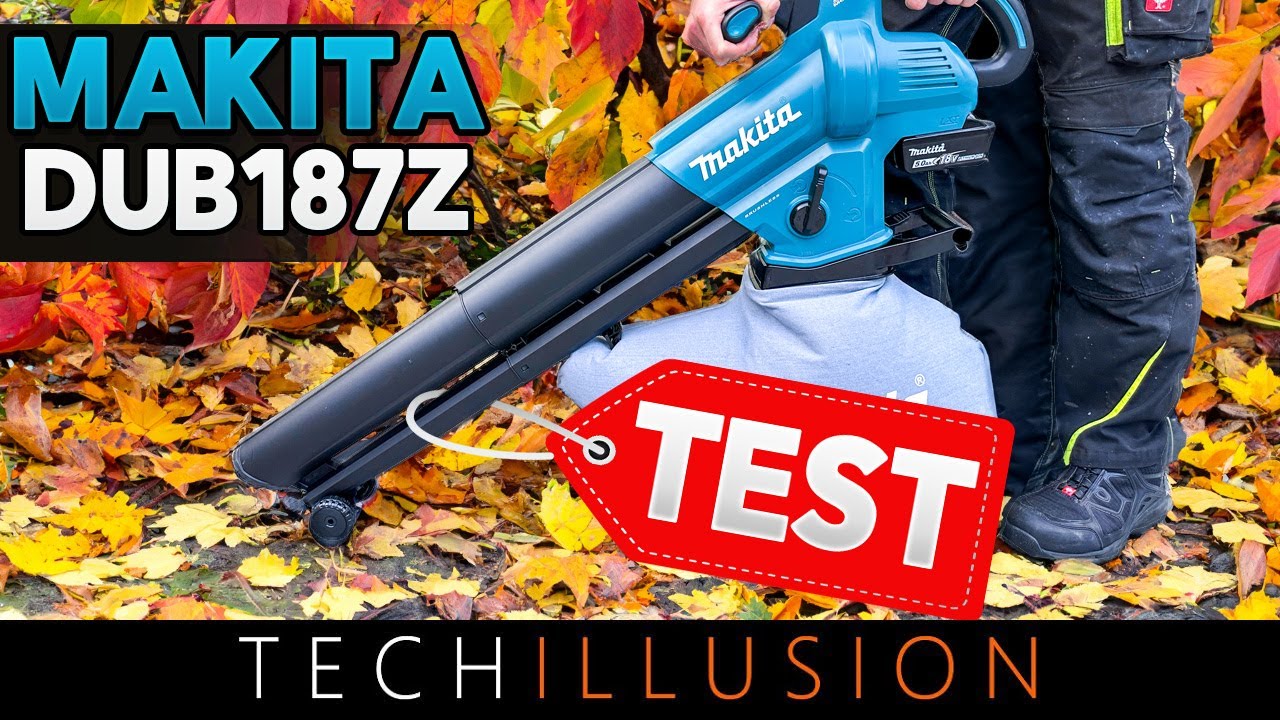 🔥EXTREMTEST: Das KOMPAKTE 18V Akku Laubgebläse / Laubsauger DUB187Z von MAKITA!😱 - Makita DUB187Z