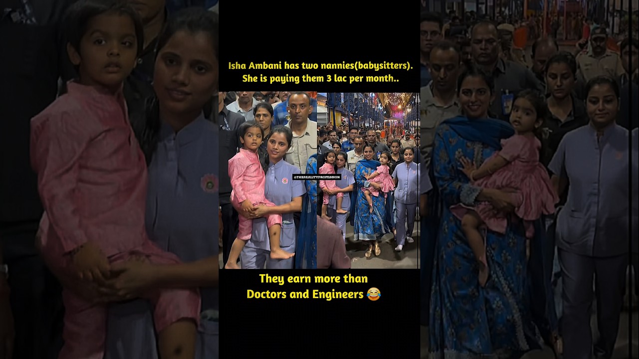Isha Ambani Pays Her Nannies ₹3 Lakh Per Month &ndash; Shocking Salary Revealed! 🤯
