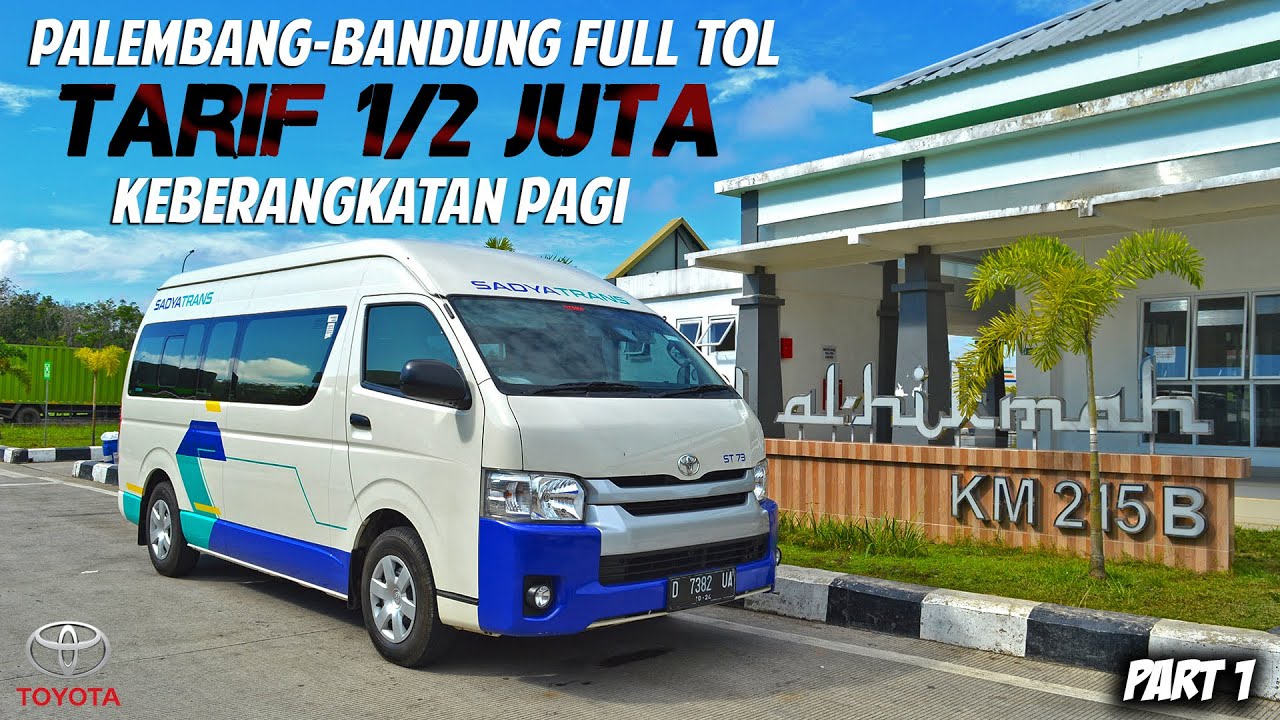 GEBRAKAN BARU !! PALEMBANG-BANDUNG NAIK TRAVEL KEBERANGKATAN PAGI, PENUMPANG CUMA 1 TETAP BERANGKAT