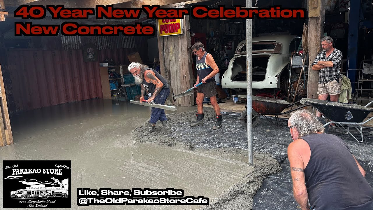 40 Year New Year Celebration, New Concrete