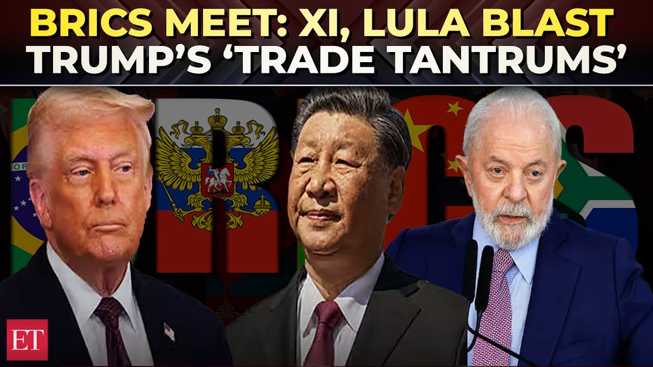 'Certain country playing with fire': Xi Jinping, Lula target Trump tariff tantrums at BRICS meet