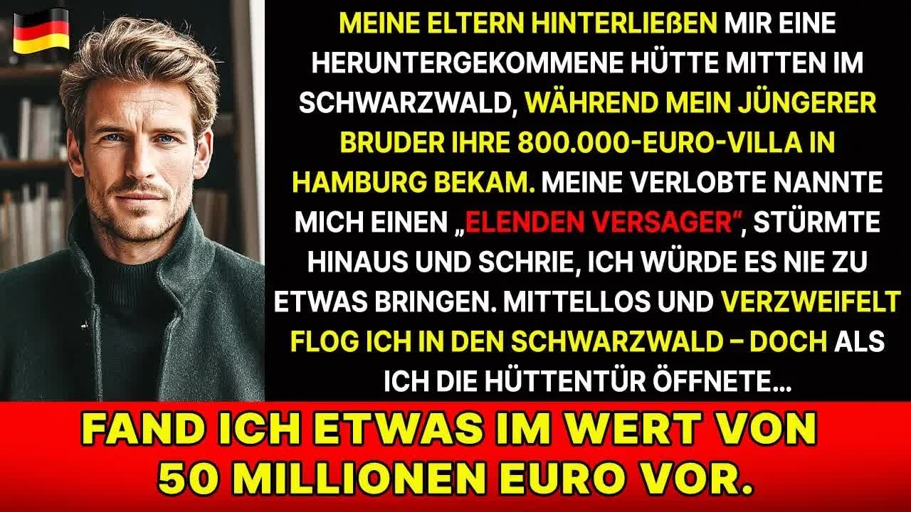 Meine Eltern gaben mir eine marode Hütte, mein Bruder eine Villa – bis ich 50 Mio  fand
