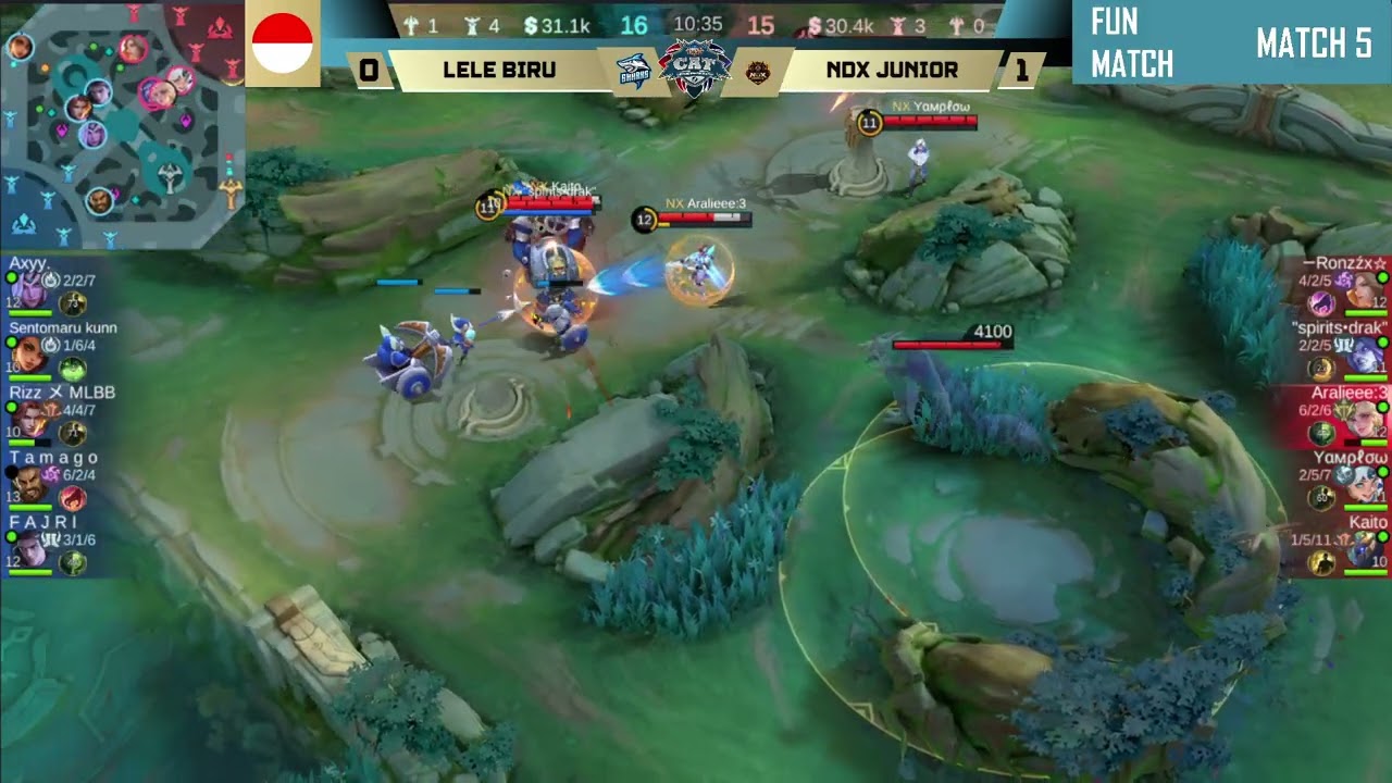 LELE BIRU VS NDX JUNIOR M5 #CAT