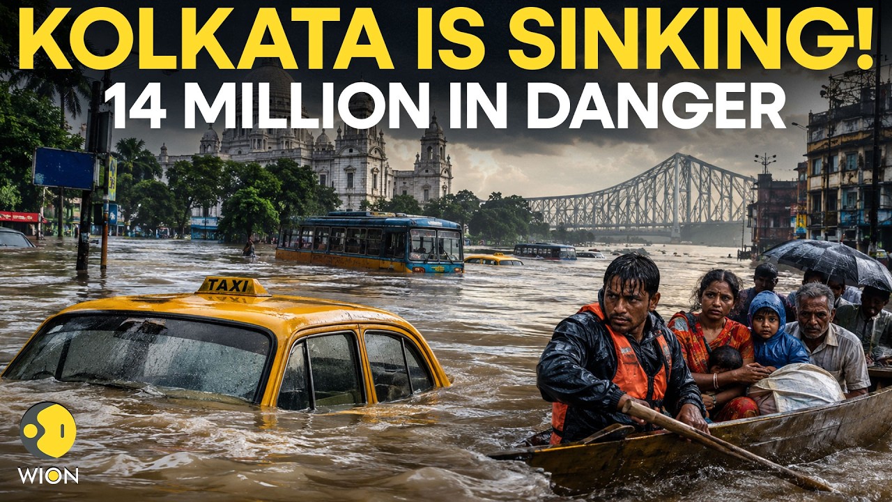 Kolkata Is Sinking: 14 Million at Risk as Water Rises Across Kolkata, Mumbai & Dhaka | WION