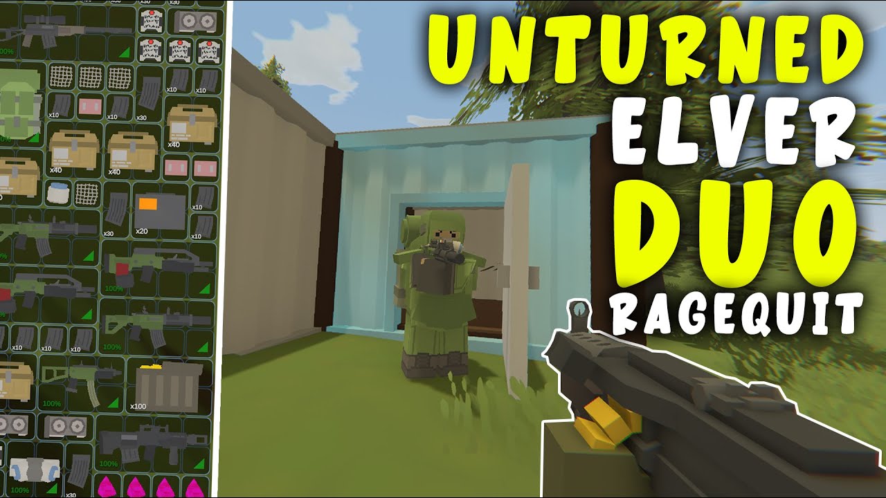 Unturned Elver - Solo Online Raiding Stacked Duo (Ep 2 Survival PvP)