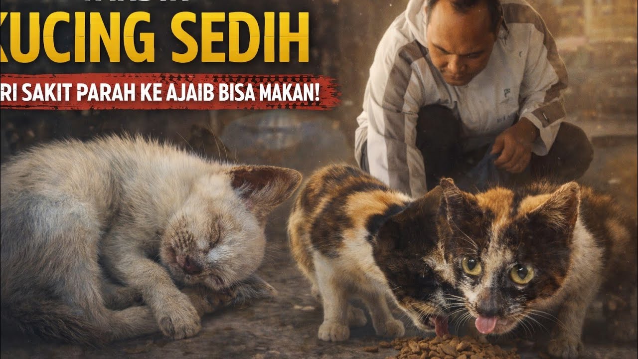 Air Mata Tak Terbendung 😿 Kucing Persia Bangkit dari Sakit, Dan Makan Dengan Lahap!!!