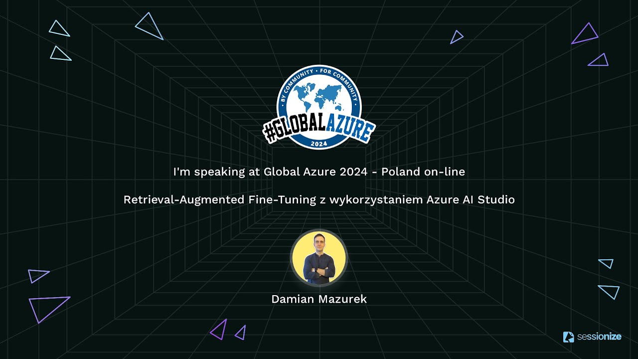 Retrieval-Augmented Fine-Tuning z wykorzystaniem Azure AI Studio - Damian Mazurek [PL]