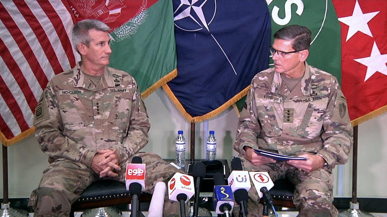 Resolute Support Press Briefing by General Nicholson and General Votel