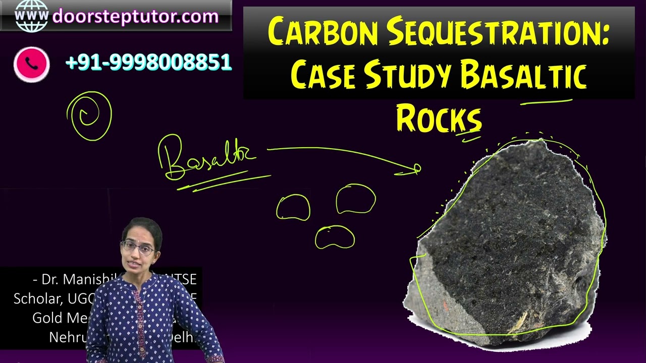 Carbon Sequestration Case Study of Basaltic Rocks | Geography Optional UPSC IAS