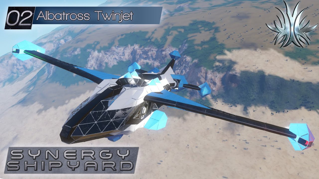 Space Engineers - Synergy Shipyard: Albatross Twinjet
